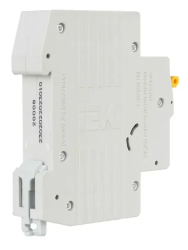 Выключатель автоматический модульный 1п C 10А 6кА ВА47-60M KARAT IEK MVA31-1-010-C - фото 3