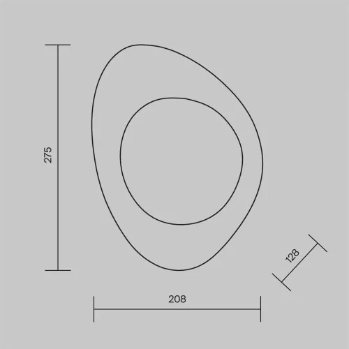 Настенный светильник (бра) Mabell E14х1 40Вт (Черный) - фото 3