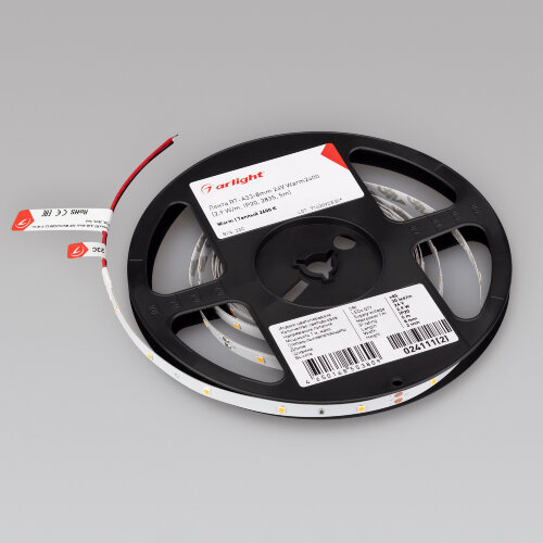 Светодиодная лента RT-A30-8mm 24V Warm2400 (2.9 W/m, IP20, 2835, 5m) (Arlight, Открытый) - фото 2