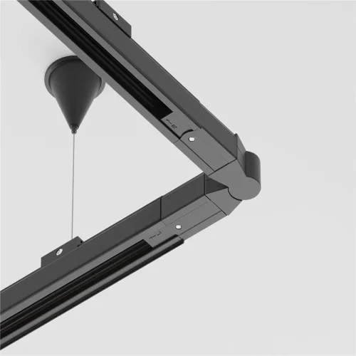 Коннектор поворотный шарнирный Trinity черный (Черный) - фото 5