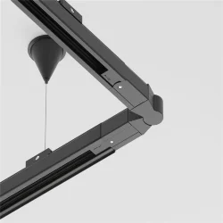 Коннектор поворотный шарнирный Trinity черный (Черный)