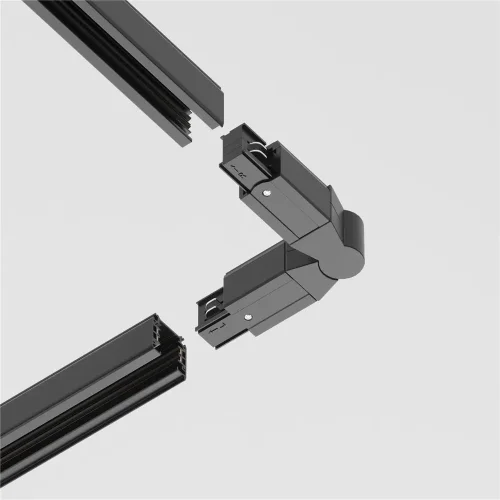 Коннектор поворотный шарнирный Trinity черный (Черный) - фото 4