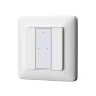 2-х кнопочная настенная панель DALI (Белый) - фото
