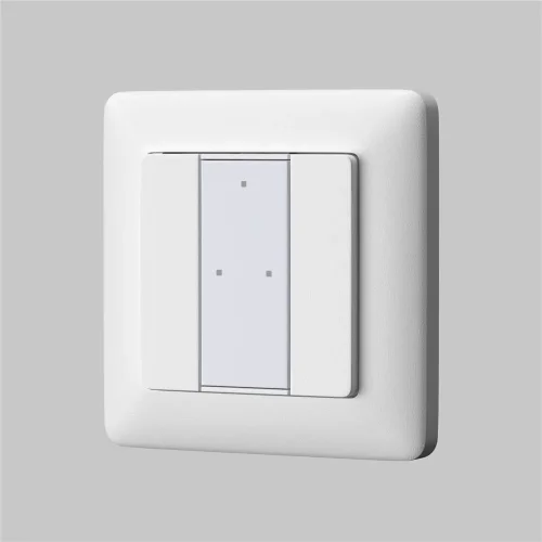 2-х кнопочная настенная панель DALI (Белый) - фото 2