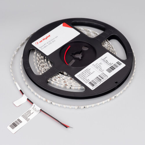 Светодиодная лента RT-A120-5mm 24V Red (9.6 W/m, IP20, 2835, 5m) (Arlight, 9.6 Вт/м, IP20) - фото 3