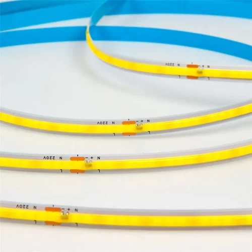 Светодиодная лента 220V, COB 240 chip/m, day white, IP20, 10m, A302 - фото II