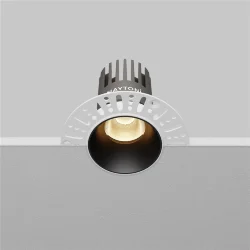 Встраиваемый светильник Омут / Dip 9 Вт 3000 К 9° (Черный) DL124-10W-3K-TRS-B