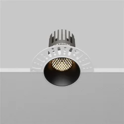Встраиваемый светильник Омут / Dip 9 Вт 3000 К 9° (Черный) DL124-10W-3K-TRS-B