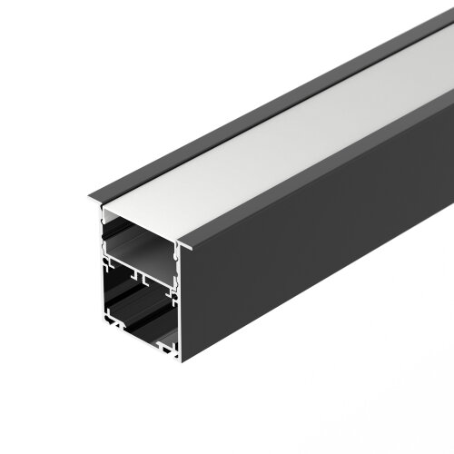 Профиль SL-LINIA52-3L-F-2000 ANOD BLACK (Arlight, Алюминий) - фото 1