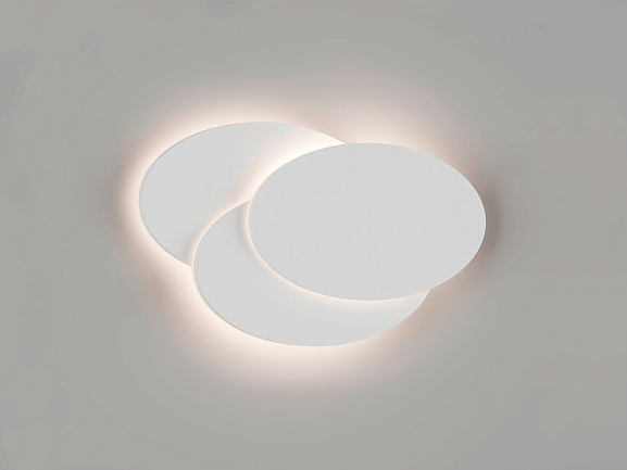 'Светильник настенный GW O-SHADE белый, GW-6809R-12-WH-WW - фото