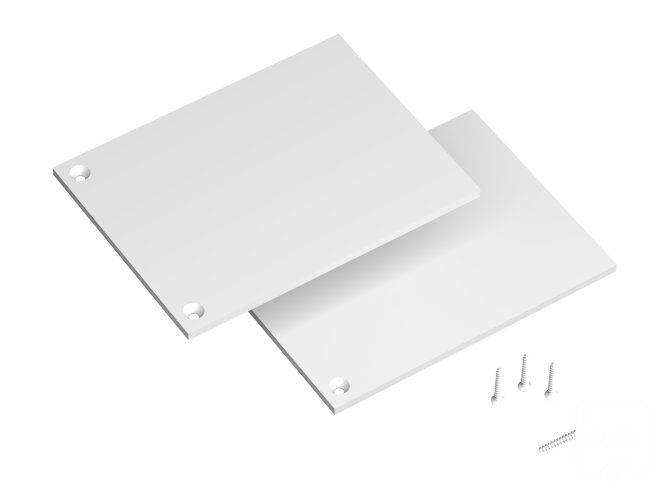 Заглушки 6063 TrackLine Track (ral9003) - фото 1