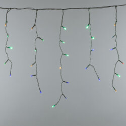 ULD-B10005-480-TTK MULTI IP44 Бахрома светодиодная с эффектом мерцания, 10м, Соединяемая, 480 светодиодов, Разноцветный свет, Провод прозрачный