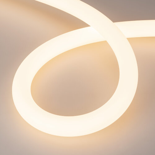 Светодиодная лента герметичная MOONLIGHT-SIDE-A336-D40mm 24V Warm2700 360deg (15 W/m, IP65, 2835, 5m, wire x1) (Arlight, Вывод боковой, 3 года) 039320 - фото