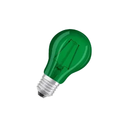 Лампа светодиодная филаментная зелёная 2.5W (=15W) E27 | LED STAR 3Y | - OSRAM