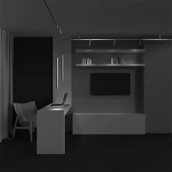 Трековый подвесой светильник Focus Led Flarity 3000K 5Вт 30° (Платина)