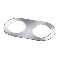 Рамка декоративная к артикулам 357585-357587, 357589, 357909-357910, 370639-370643 «Novotech» 358244, дизайн: Хай-тек, серия: METIS