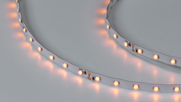 Светодиодная лента  3528, 60 LED/м, 4,8 Вт/м, 24В , IP20, Цвет: Желтый, SWG360-24-4.8-Y-M - фото