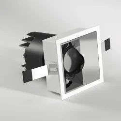 Точечный светодиодный светильник 10W 4000K белый/хром 25091/LED (064614)
