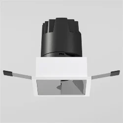 Точечный светодиодный светильник 10W 4000K белый/хром 25091/LED (064614)