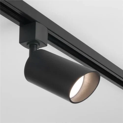 Трековый светильник для однофазного шинопровода Splay GU10 Черный MRL 1006 - фото 3