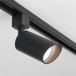 Трековый светильник для однофазного шинопровода Splay GU10 Черный MRL 1006 (047374)