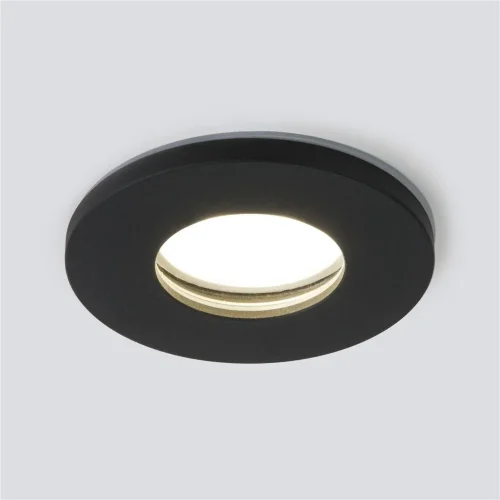 Встраиваемый точечный светильник 125 MR16 черный матовый - фото