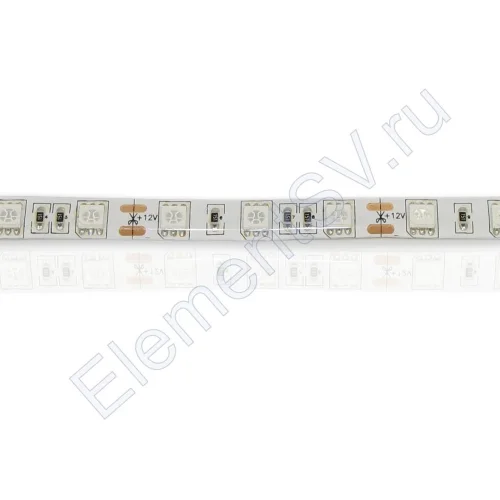 Светодиодная лента Standart class, 5050, 60led/m, Green, 12V, IP65 - фото 2.