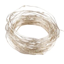 ULD-S1000-100-DTA-RC RGB IP44 Гирлянда светодиодная, 10м, 100 светодиодов, RGB свет, Пульт ДУ в-к, Провод прозрачный