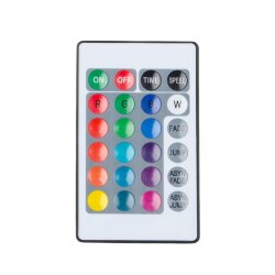 ULD-S1000-100-DTA-RC RGB IP44 Гирлянда светодиодная, 10м, 100 светодиодов, RGB свет, Пульт ДУ в-к, Провод прозрачный