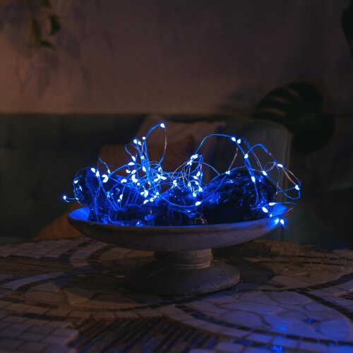 ULD-S1000-100-DTA-RC RGB IP44 Гирлянда светодиодная, 10м, 100 светодиодов, RGB свет, Пульт ДУ в-к, Провод прозрачный - фото 6