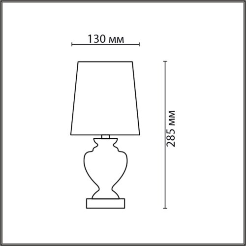 Настольная лампа «LUMION» 8162/1T, серия: BIANKA. Фото 3.