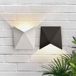 Batterfly белый уличный настенный светодиодный светильник 1517 TECHNO (038827)