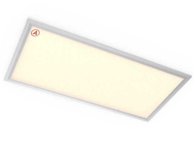 Светодиодная панель 595x295x10мм 21 Ватт с серой рамкой 3000К с Бап-1 - фото 3