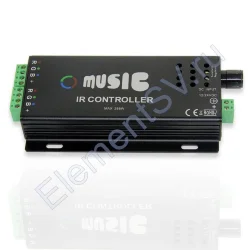 Аудиоконтроллер RGB IR24K P14 (12-24V, 120-240W)