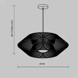 Подвесной светильник Freya FR5405PL-01W3 (Молочный)