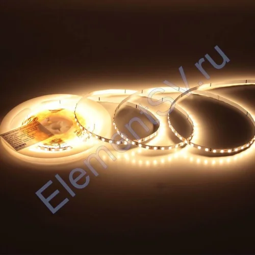 Светодиодная лента Standart Pro class, 2835, 120 led/m, 5mm, без скотча, warm white, 24V, IP20, SL5 - фото.