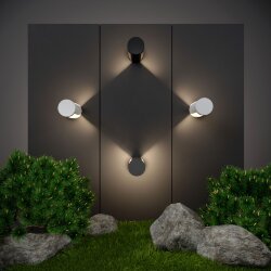 Уличный настенный светодиодный светильник Nimbus IP54 1540 TECHNO LED черный (053451)