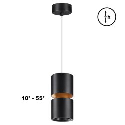 Подвес накладной, светодиодный с механизмом регулировки высоты, длина провода 2м «Novotech» 359340, серия: ARISTO