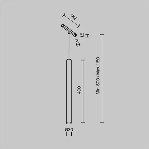 Трековый светильник Фокус / Focus Led Exility X 2700-6000K 7Вт 36° Dim Dali2 (Черный) TR245-4-7WTW-DD2-B - фото 11