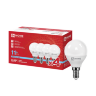 Лампа светодиодная LED-ШАР-VC 4PACK 11Вт 230В Е14 6500К 1050Лм (4шт./упак) IN HOME - Фото