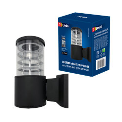 UUL-S11A 60W-E27 IP65 BLACK Светильник уличный, под лампу Е27, Архитектурный накладной, Корпус черный.