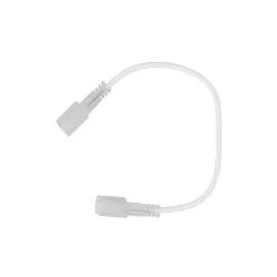 Двусторонний коннектор с проводом для гибкого неона AC220V 25x13 мм (Белый)