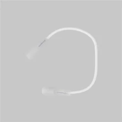 Двусторонний коннектор с проводом для гибкого неона AC220V 25x13 мм (Белый)