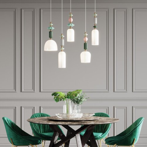 Подвес «ODEON LIGHT EXCLUSIVE» 4861/1C, серия: CANDY (крепление на планке). Фото 2.