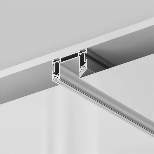 Профиль для монтажа Trinity в натяжной ПВХ потолок, 2м (Серебро) TRA005MP-312S - фото