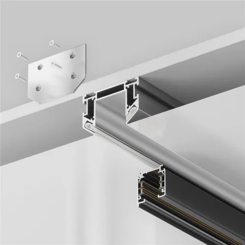 Профиль для монтажа Trinity в натяжной ПВХ потолок, 2м (Серебро) TRA005MP-312S - фото 5