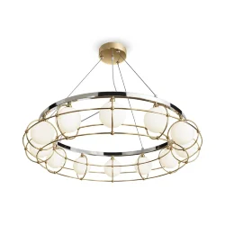 Подвесной светильник Maytoni MOD312PL-12GCH (Золото и Хром)