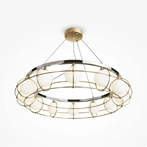 Подвесной светильник Maytoni MOD312PL-12GCH (Золото и Хром) - фото 3