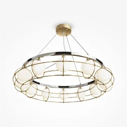 Подвесной светильник Maytoni MOD312PL-12GCH (Золото и Хром)