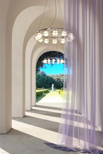 Подвесной светильник Maytoni MOD312PL-12GCH (Золото и Хром) - фото 4